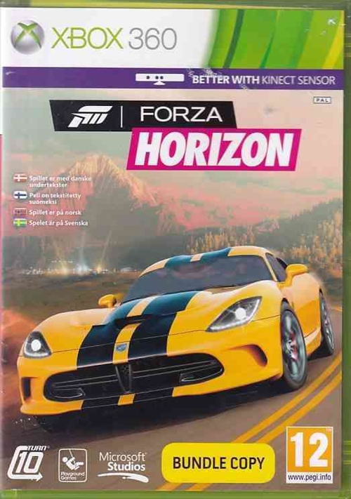 Forza Horizon - Bundle Copy - XBOX 360 (B Grade) (Genbrug)